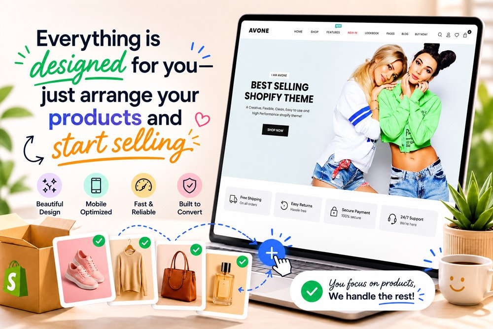 Avone - Multipurpose Shopify Theme OS 3.0 (Theme Block)