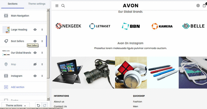 Adding a section to a Shopify Theme