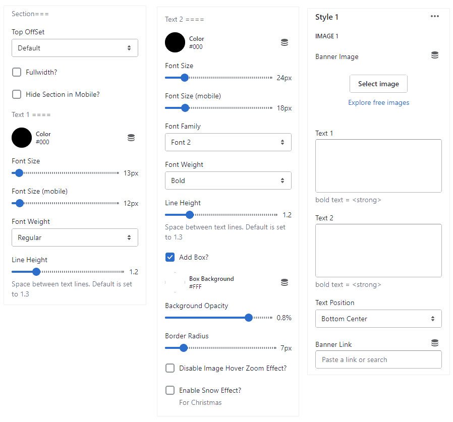 Premium Shopify Theme - Grid Banners