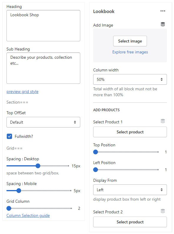 Premium Shopify Theme - Lookbook Shop