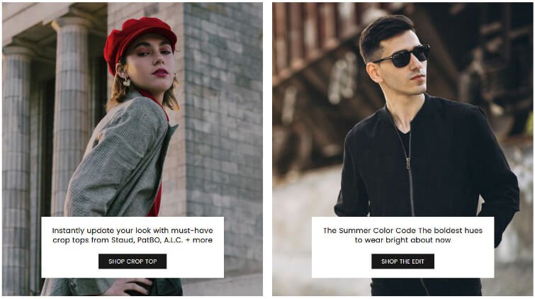 Premium Shopify Theme - Collection Banners