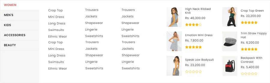 New: Advanced Megamenu Style added to Avone shopify theme