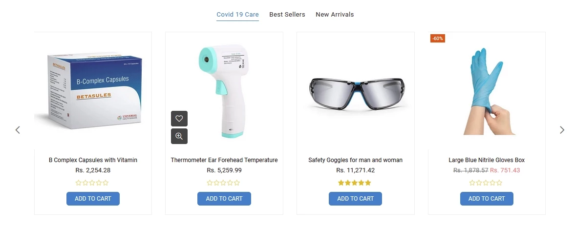 New Product grid style added in Avone to show add to cart button in product grid