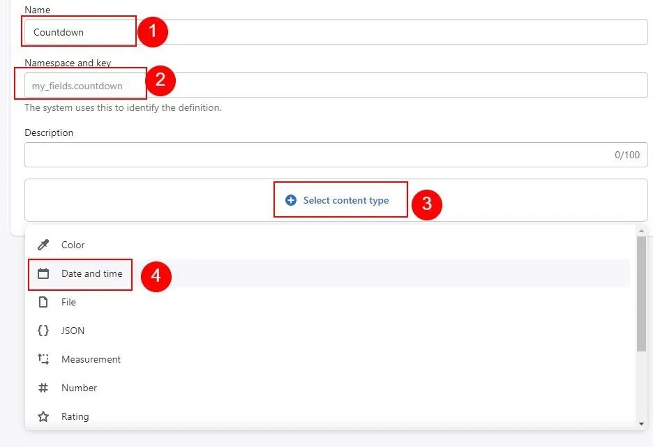 Add product countdown Shopify