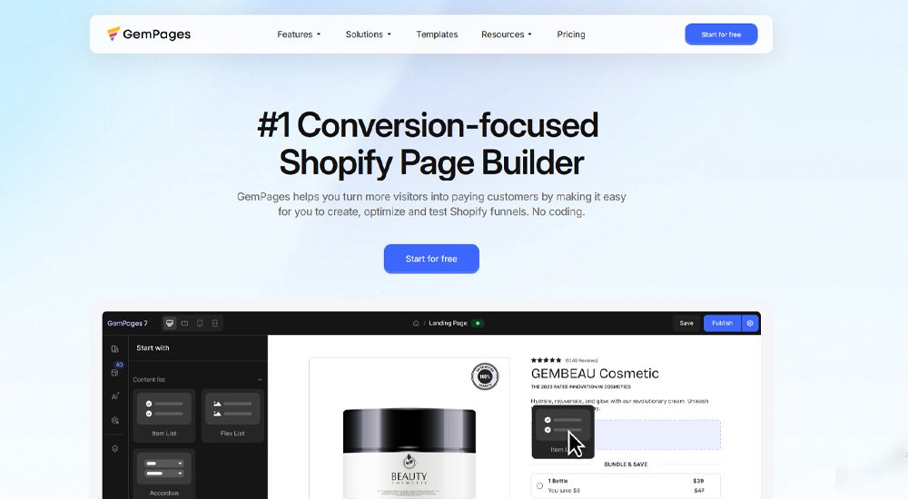 shopify page builder app