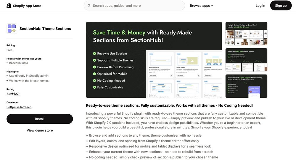 shopify page builder app