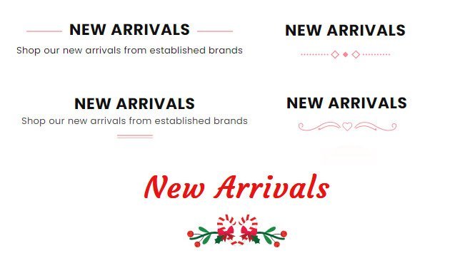 Different style for section title in Avone theme