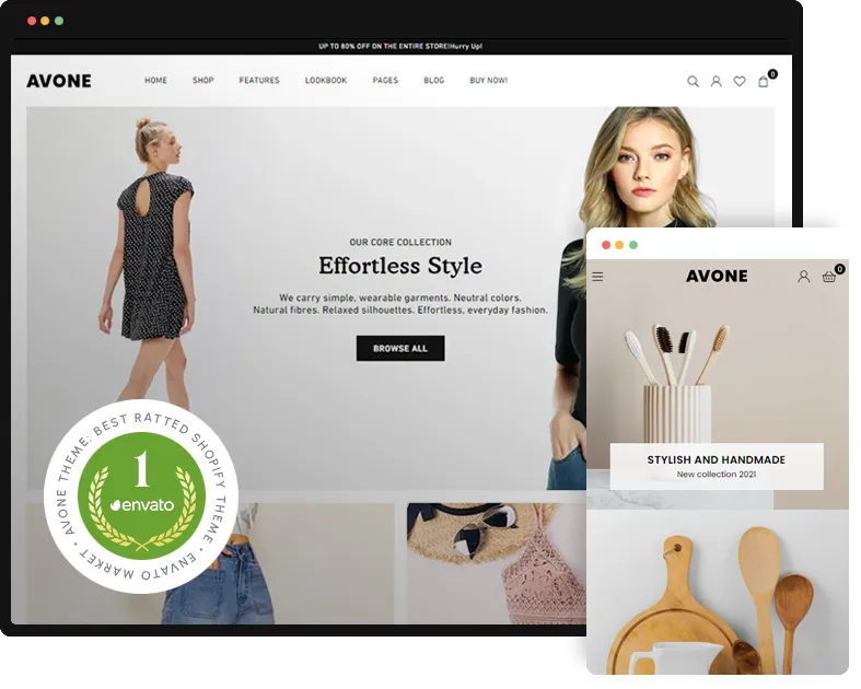 Top rated Premium shopify theme on Themeforest