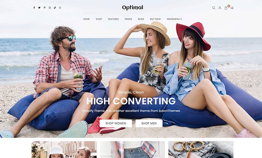 Optimal shopify theme