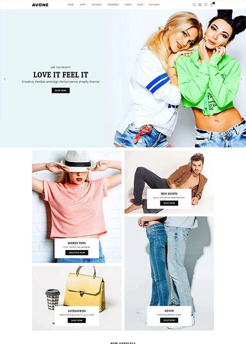 Avone shopify theme Default Demo