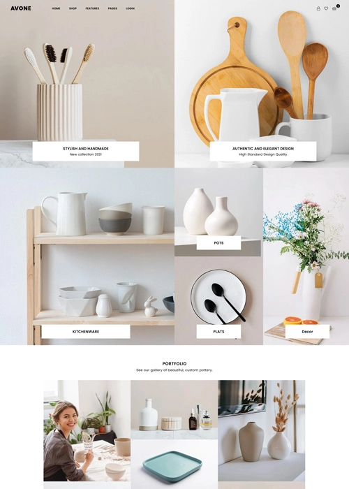 Pottery Shopify template