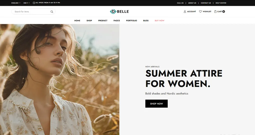 Belle  Versatile Shopify Theme