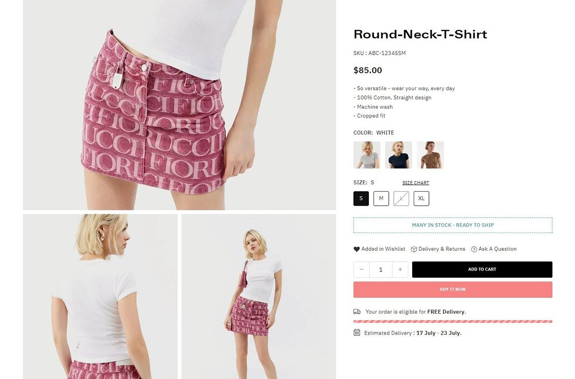 Product page Modern Gallery