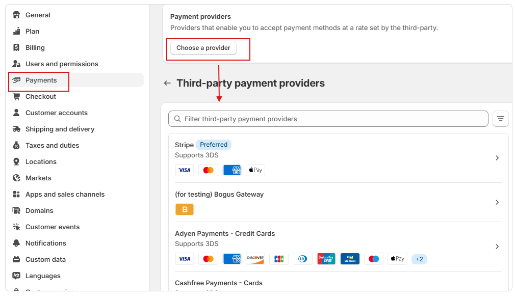 Payment Options