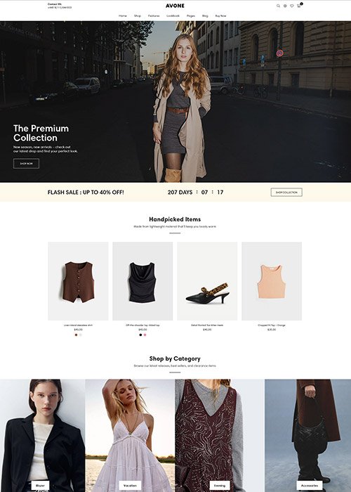 Premium Shopify theme for fashion