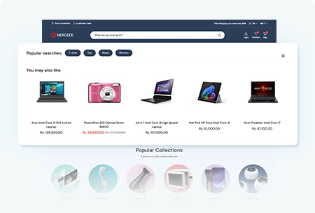 NexGeek - Advance search suggestions