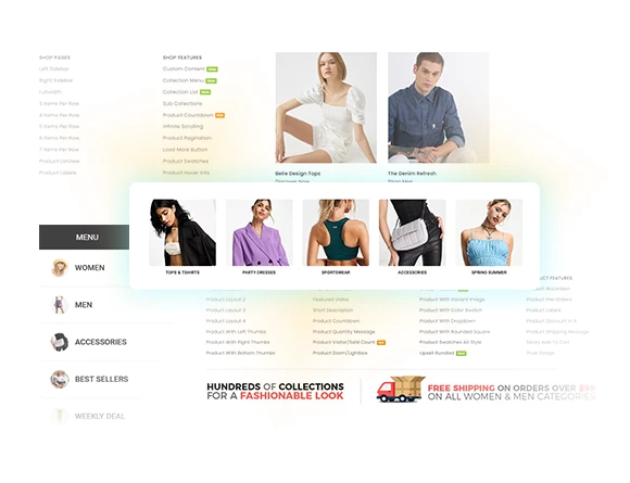 Shopify Megamenu Navigation