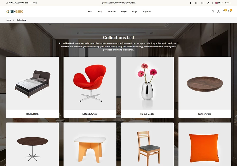 NexGeek Collection list style 2