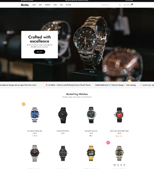 Watch shopify theme