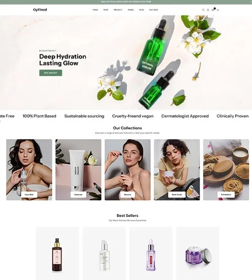 skin care shopify theme