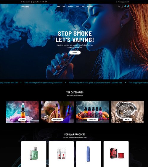 Vaping shopify Theme