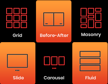 Different type of banner section in Avone theme