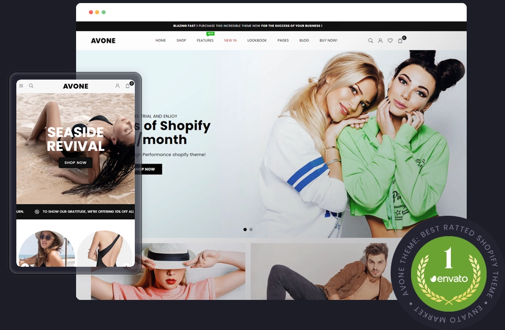 Avone Multipurpose Shopify Theme OS 2.0